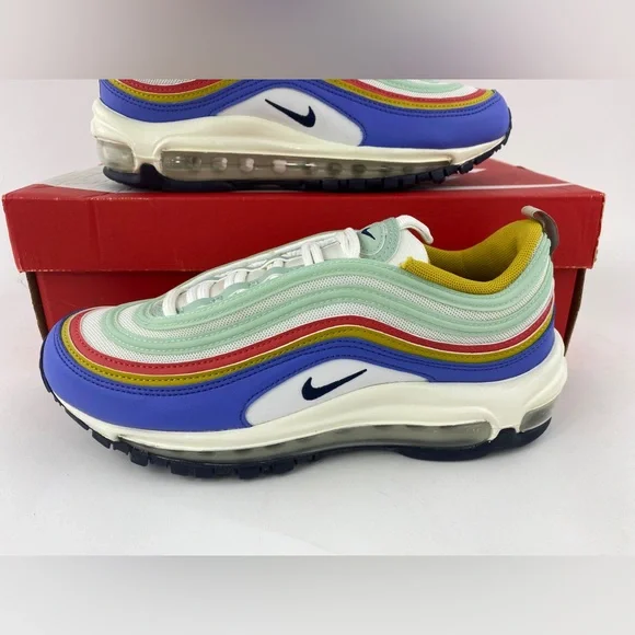 Nike Air Max 97 Multi Color Women's Size 8.5 Sneakers Shoes DH5724 100 - Picture 4 of 12